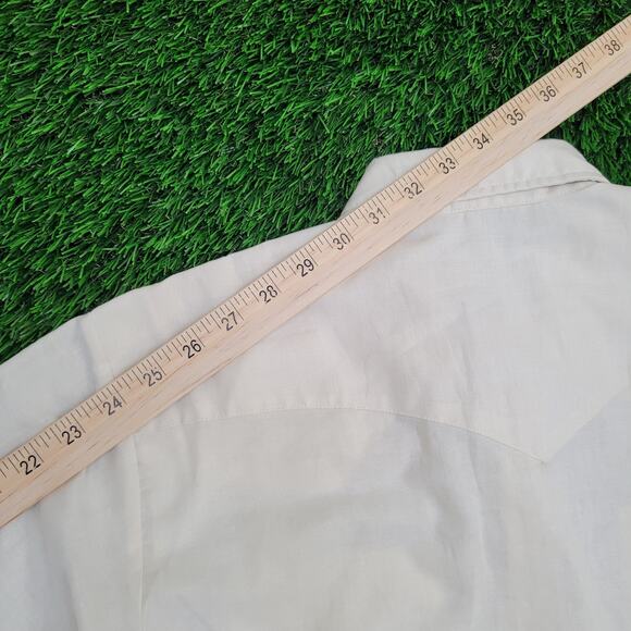 Vintage 80s H-Bar-C Shirt S/M 15.5 20x32 Shirttail USA - Picture 5 of 15